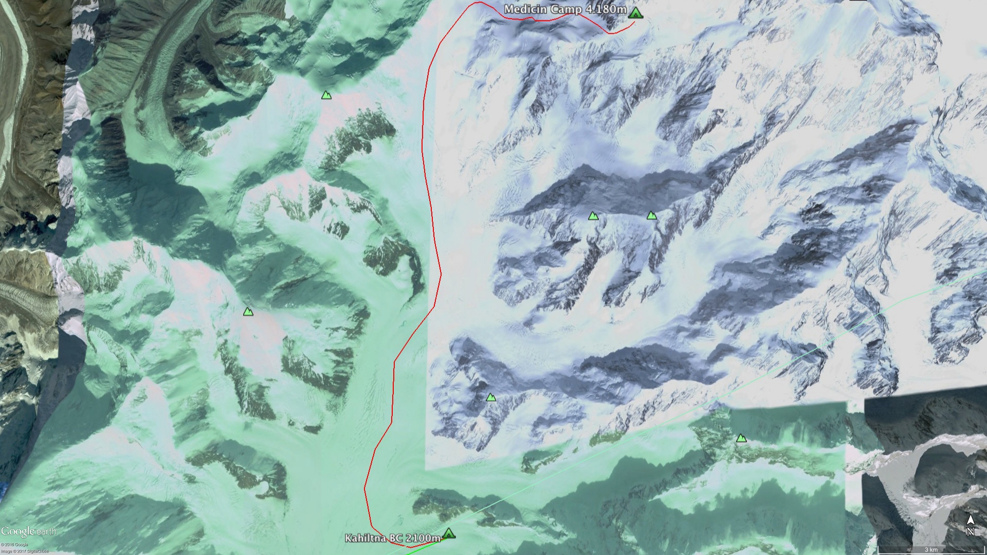 Mt. Mc Kinley - Route