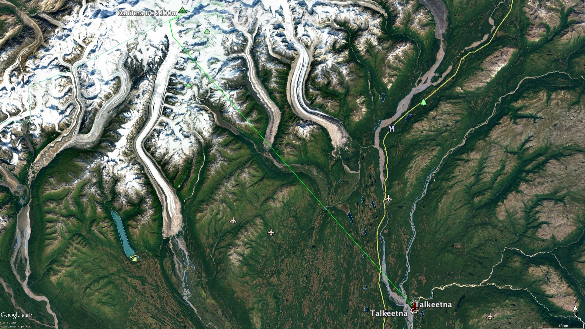 Mt. Mc Kinley - Route