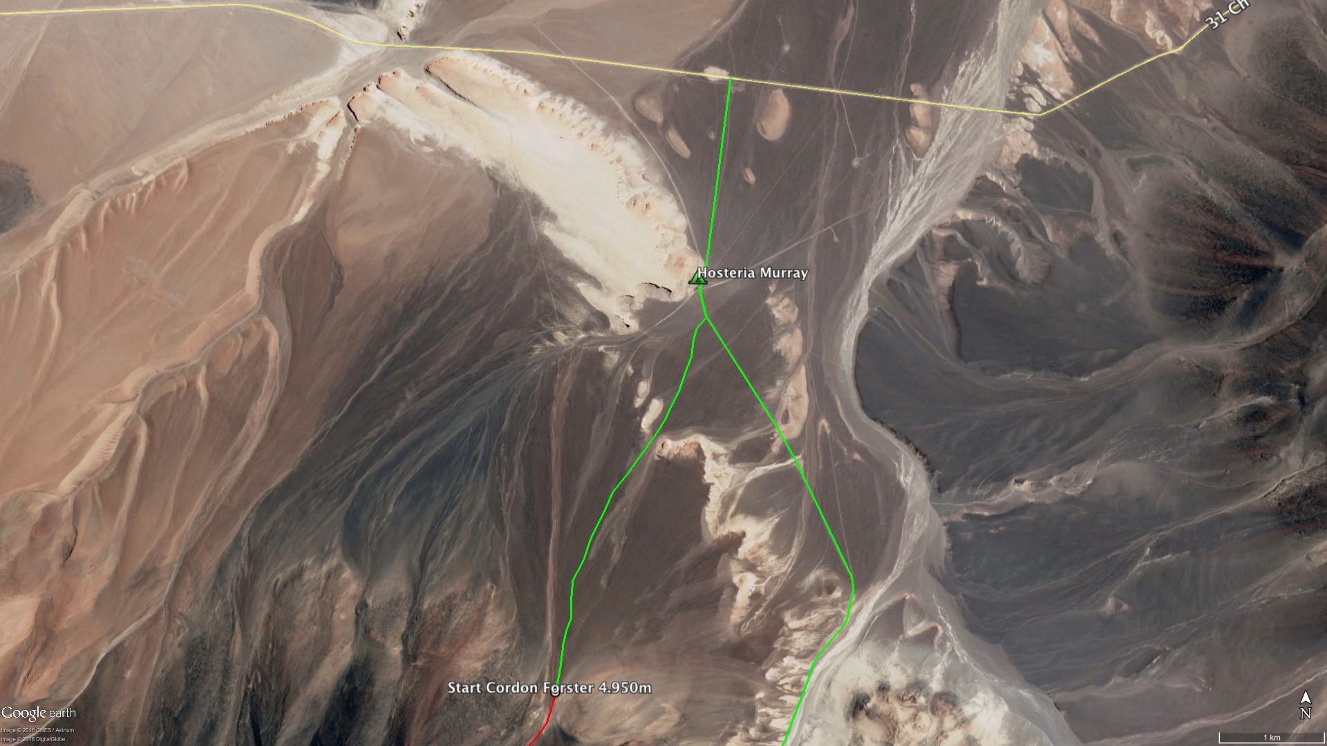 Cordon Forster - Route