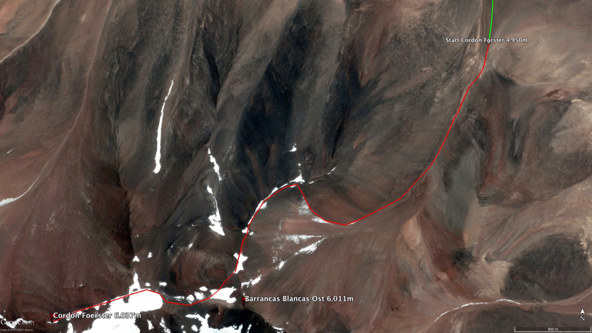 Cordon Forster - Route
