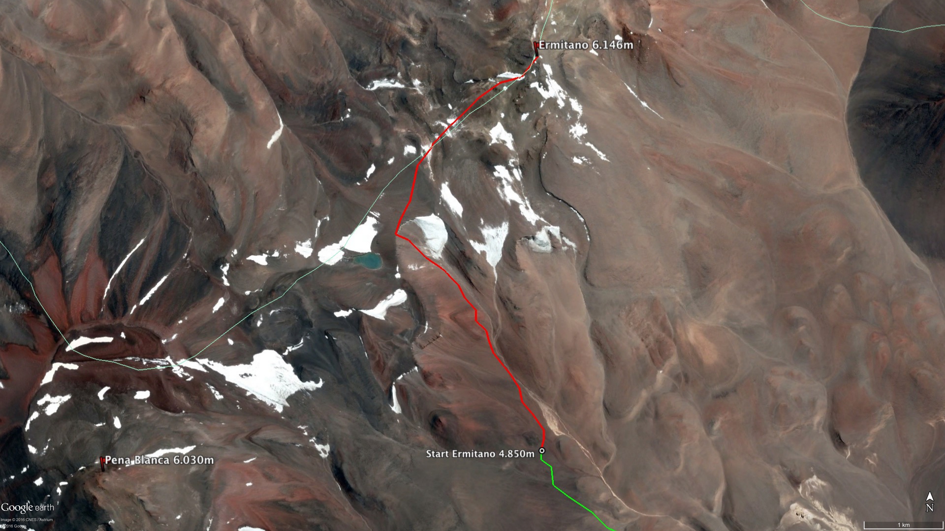 El Ermita&ntilde;o - Route