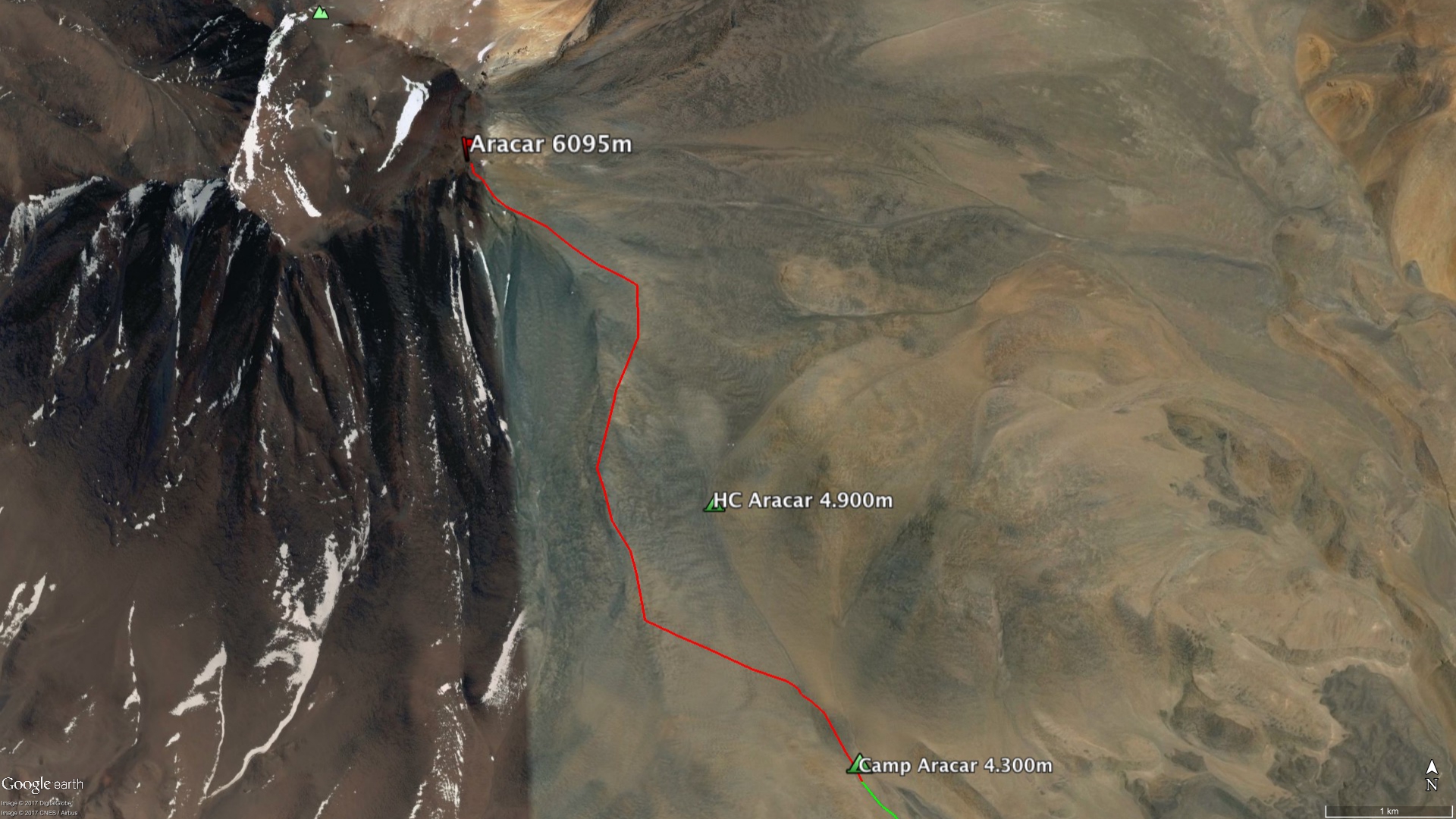Aracar - Route